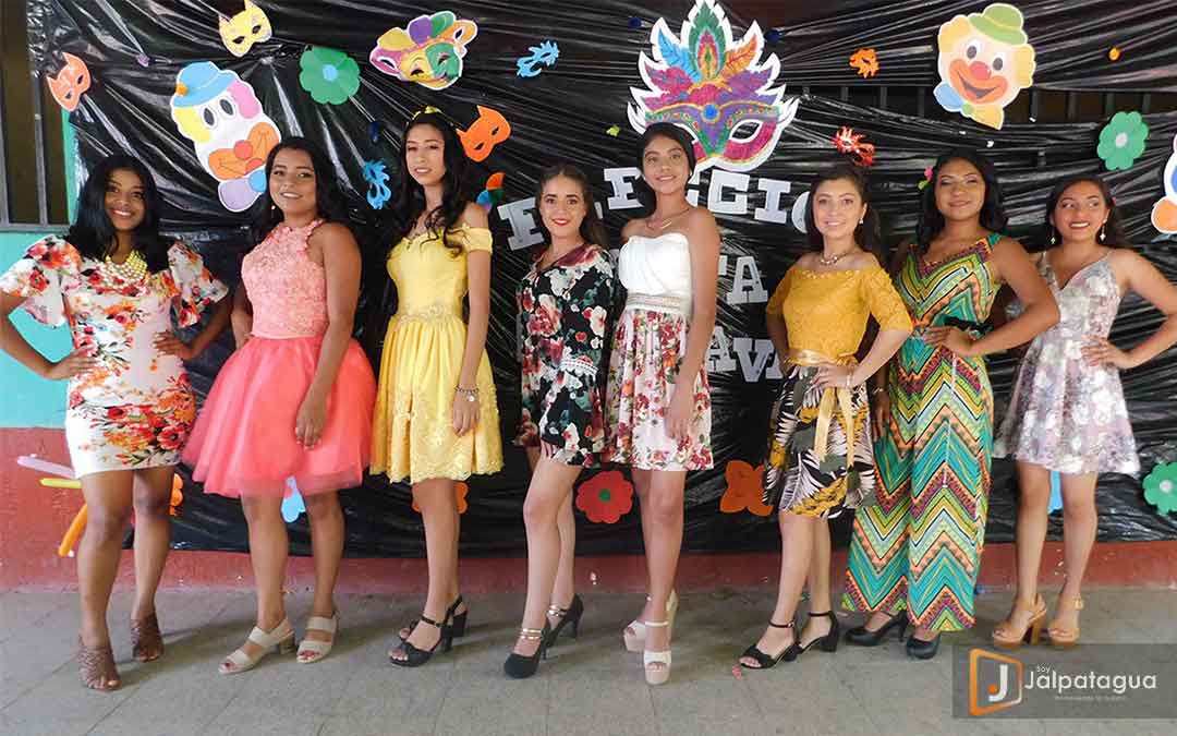 Señorita Carnaval Escuela de Comercio Jalpatagua